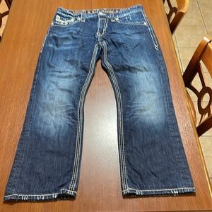 Mens Rock Revival Alec Straight Size 36/30